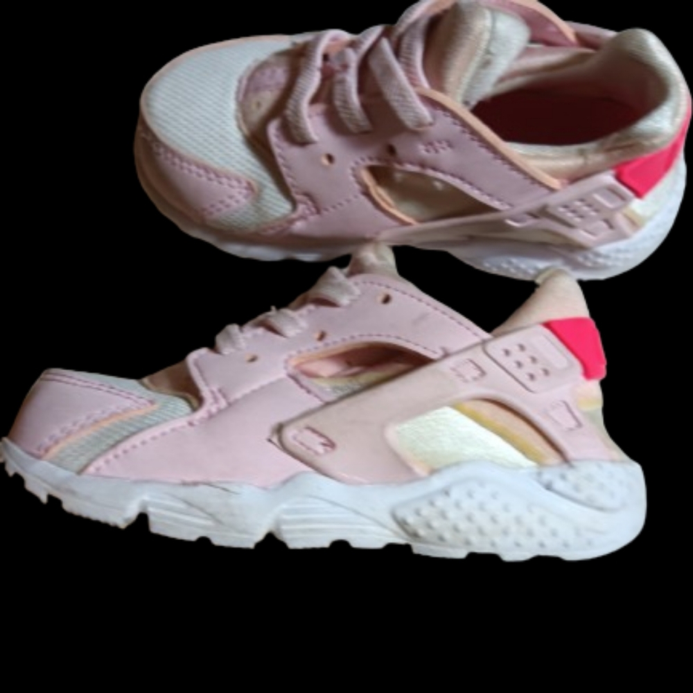 Nike Huarache Run (GS) 'Pink Foam/Hyper Pink/White' Toddler Size 8C